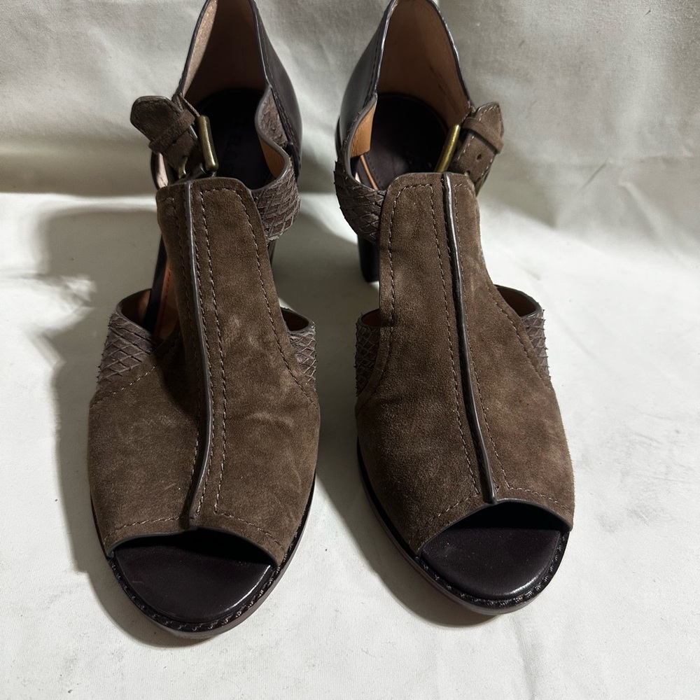 Trask Brown Suede Women's Heels
